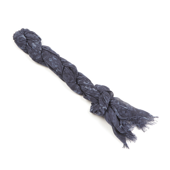 Pretty Green Mens Blue Paisley Tonal Scarf main image