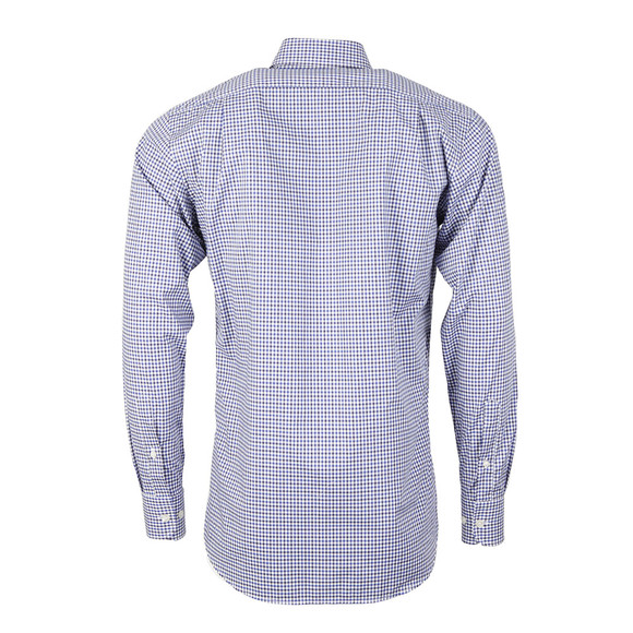 Paul & Shark Mens Blue Button Down Gingham Shirt main image