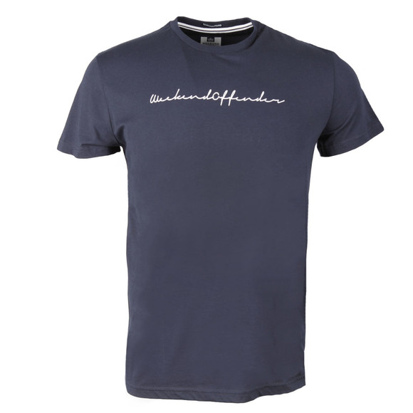 Weekend Offender Mens Blue Adam T Shirt main image