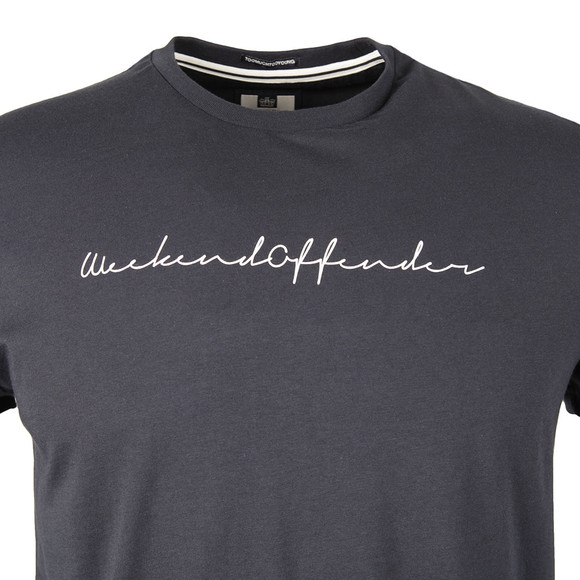 Weekend Offender Mens Blue Adam T Shirt main image