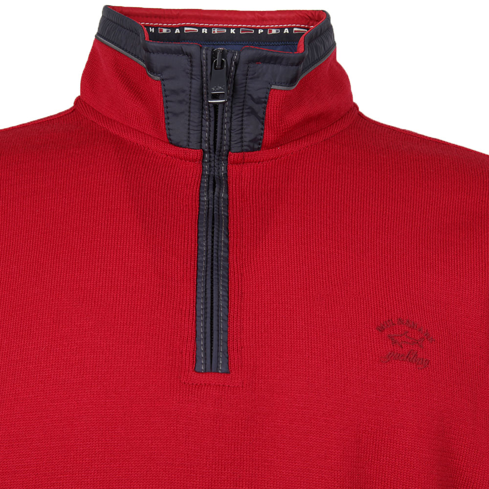 Paul \u0026 Shark Knitted Half Zip Jumper 