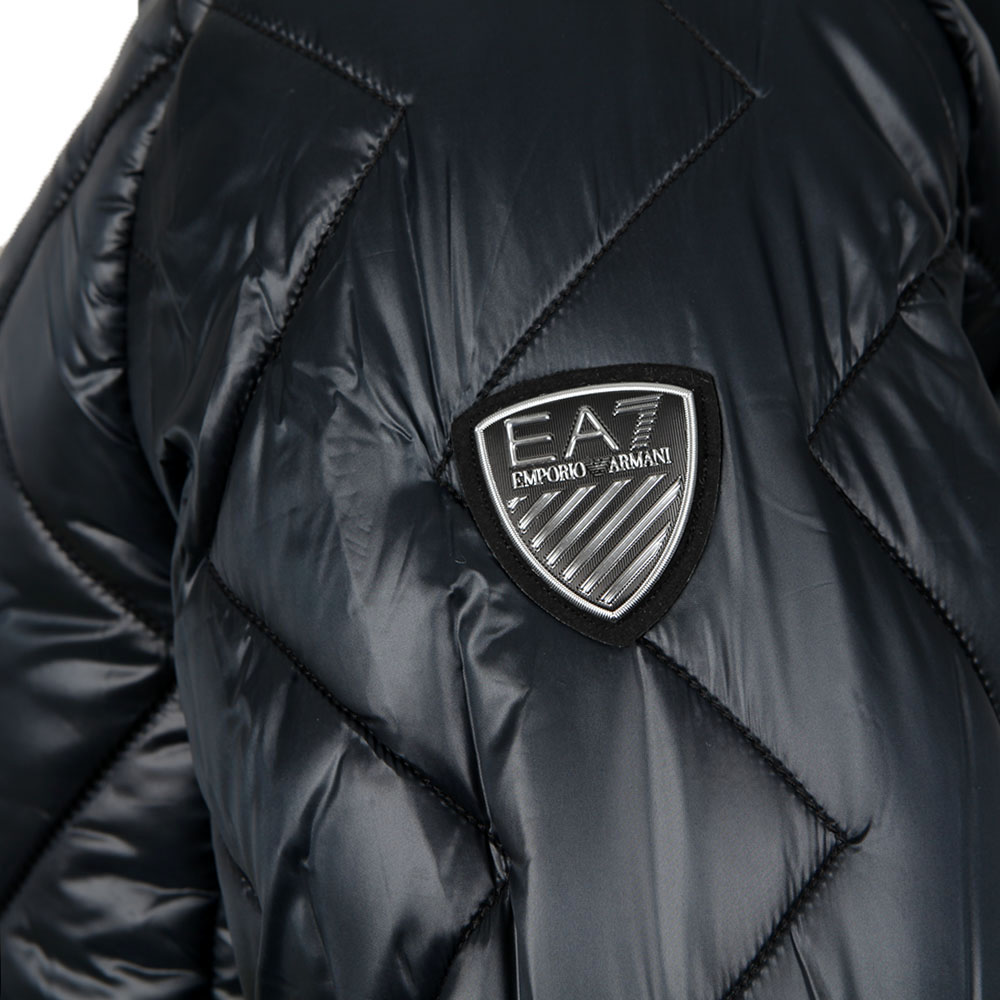EA7 Emporio Armani Quilted Down Bomber Jacket Masdings