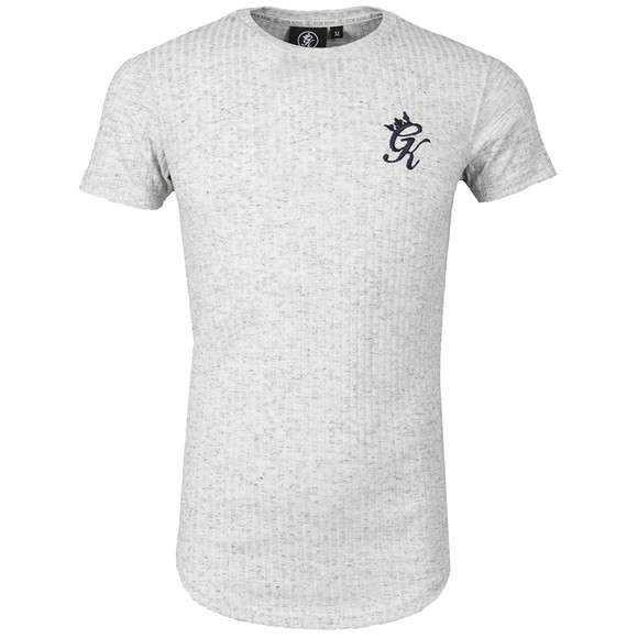 Gym King Mens Grey Regular Rib Tee main image
