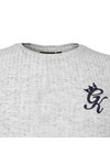 Gym King Mens Grey Regular Rib Tee