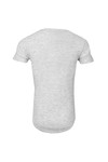 Gym King Mens Grey Regular Rib Tee