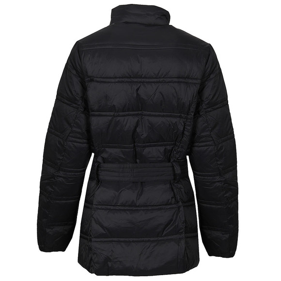 Barbour International Womens Black Pannier Baffle Quilt  #3