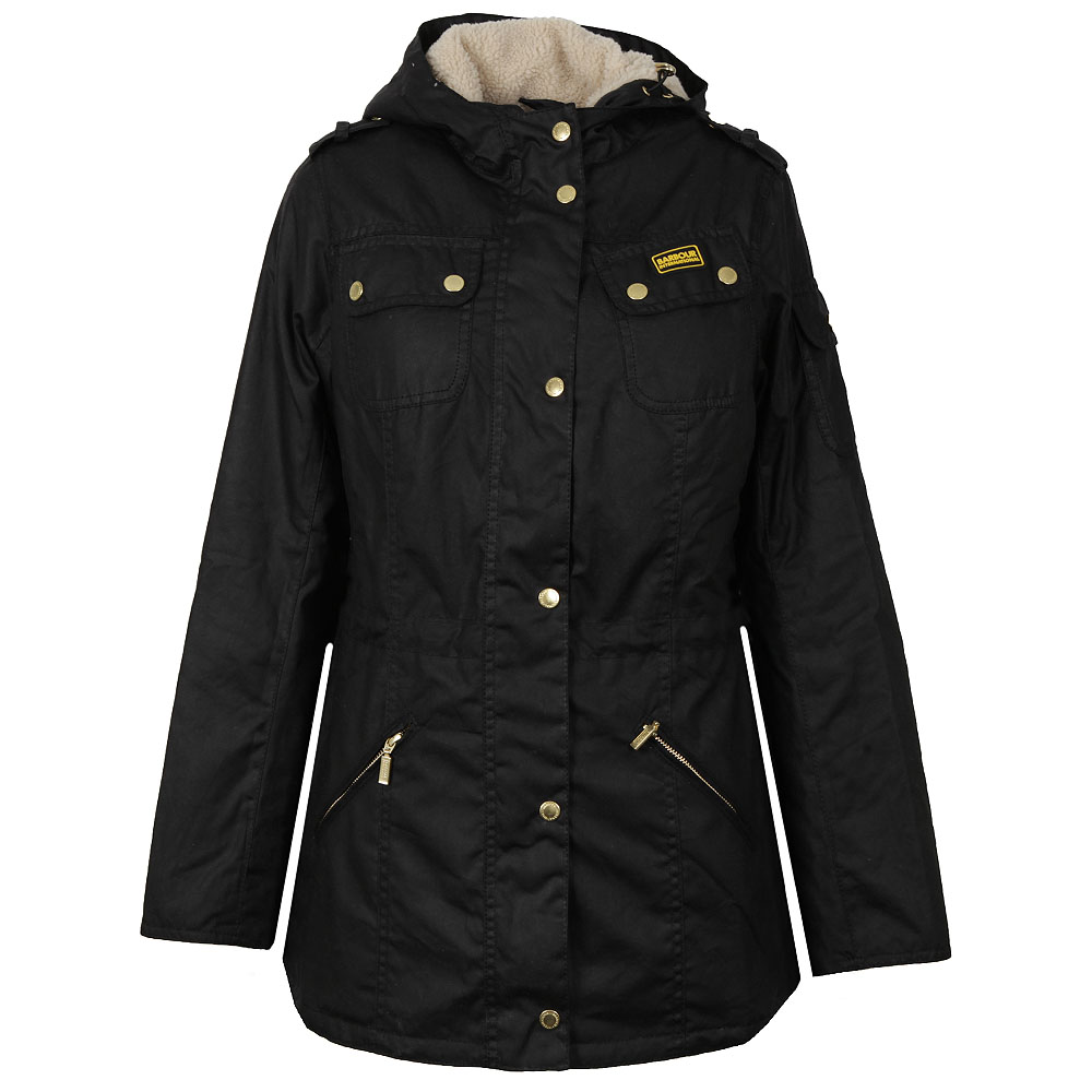 Barbour international flywheel parka clearance