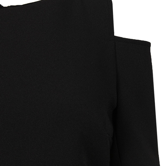 Michael Kors Womens Black Structured Cut Out Dress #2
