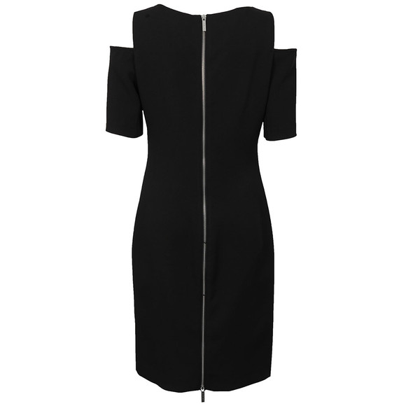 Michael Kors Womens Black Structured Cut Out Dress #3