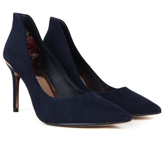 Ted Baker Womens Blue Saviy Pointed Court Shoe main image