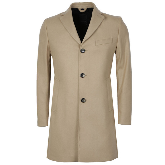 J.Lindeberg Mens Yellow Wolger Compact Melton Coat main image