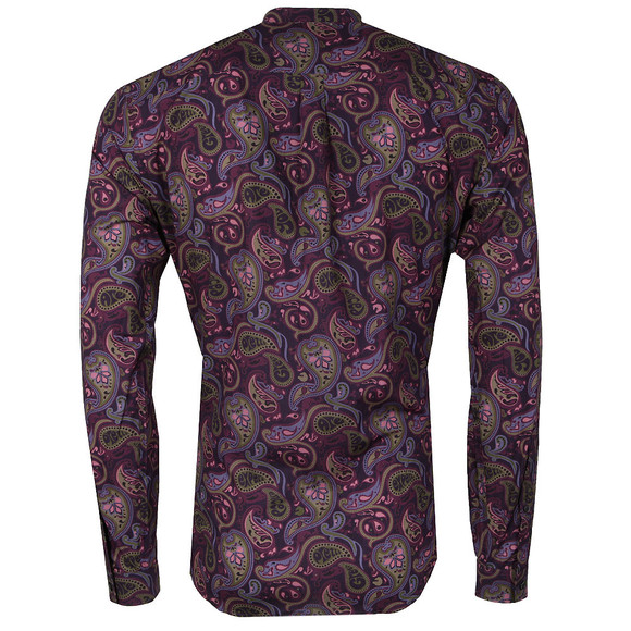 Pretty Green (Jimi Hendrix Experience) Mens Multicoloured Experienced Paisley Shirt main image