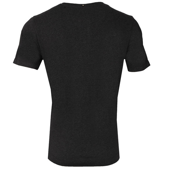 Pretty Green Mens Brown Turner Paisley Placket Grandad T Shirt main image