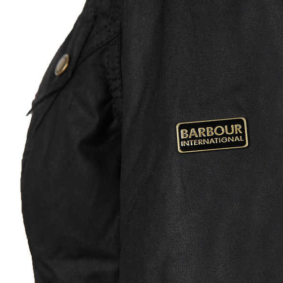 Barbour International Womens Black Goldwing Wax Jacket main image