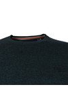 Superdry Mens Green Orange Label Crew Jumper