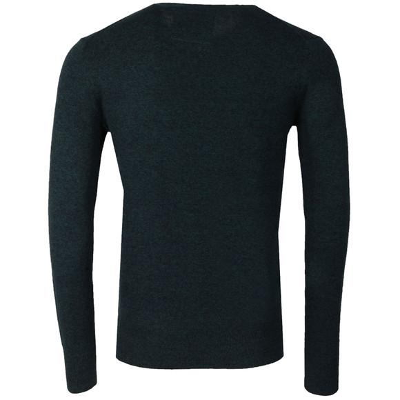 Superdry Mens Green Orange Label Crew Jumper main image