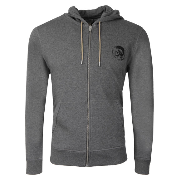 Diesel Mens Grey Brandon Zip Hoody main image