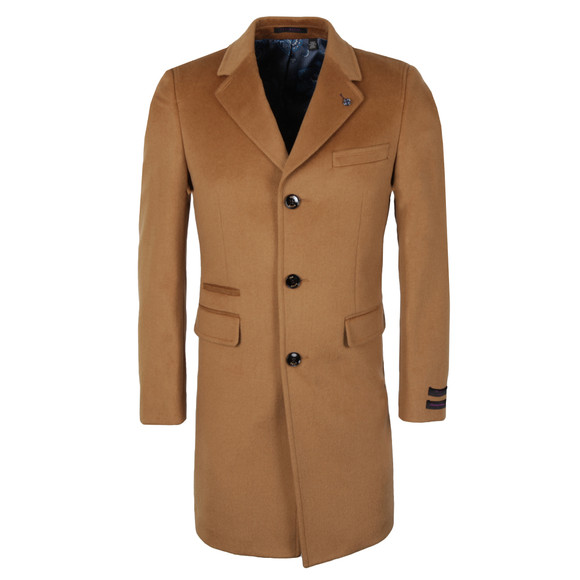 Ted Baker Mens Brown 3 Button Overcoat main image