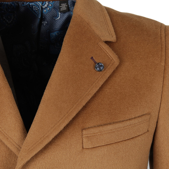 Ted Baker Mens Brown 3 Button Overcoat main image