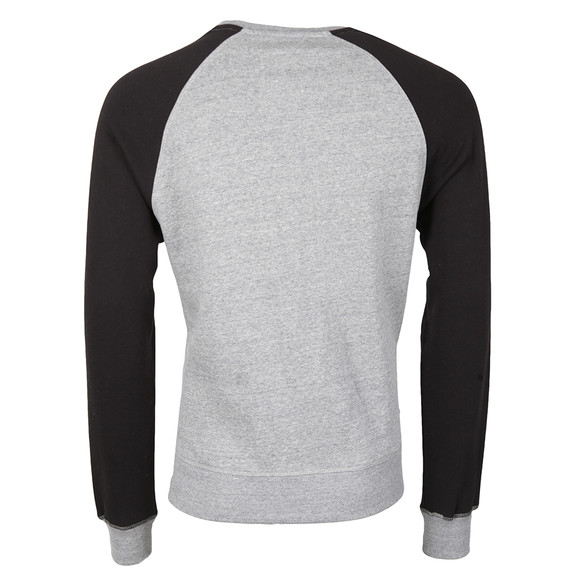 Franklin & Marshall Mens Black Raglan Sleeve Sweatshirt main image