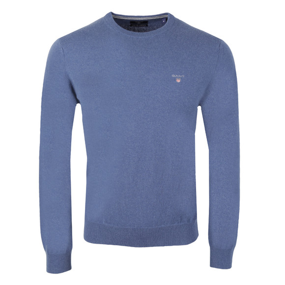 Gant Mens Blue Crew Neck Jumper main image