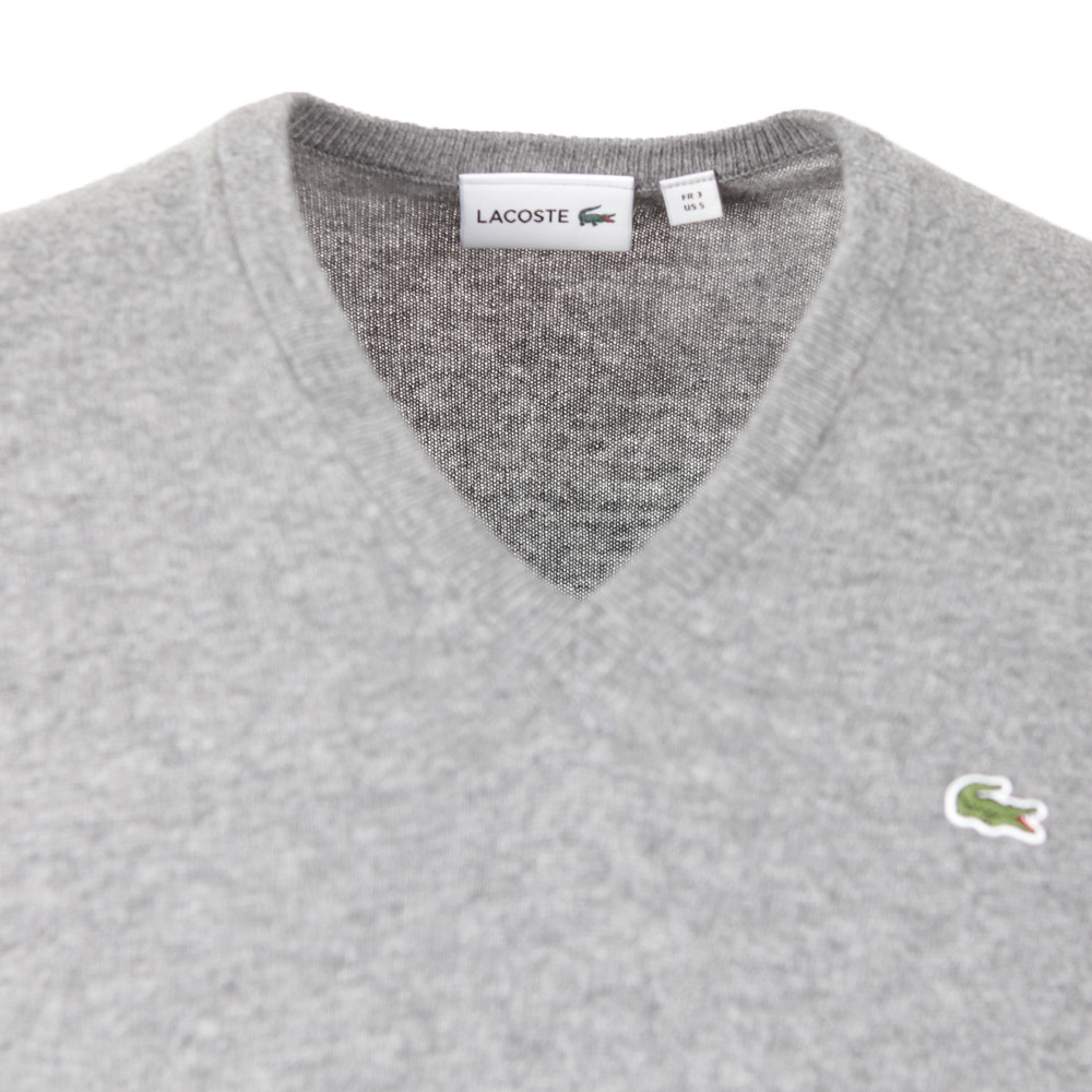 Lacoste AH3003 V Neck Wool Jumper 