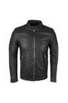 Religion Mens Black Dash Leather Jacket