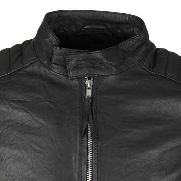 Religion Mens Black Dash Leather Jacket main image