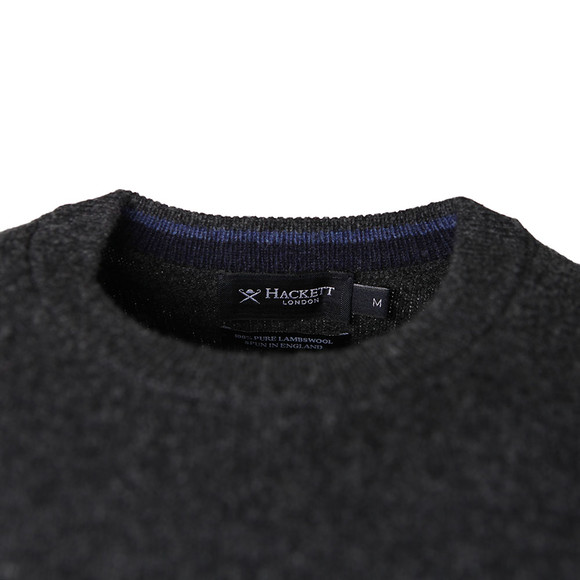 Hackett Mens Grey Crew Neck Jumper main image