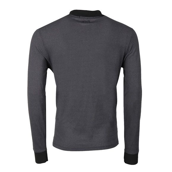 C.P. Company Mens Black Slim Fit Long Sleeve Polo Shirt main image