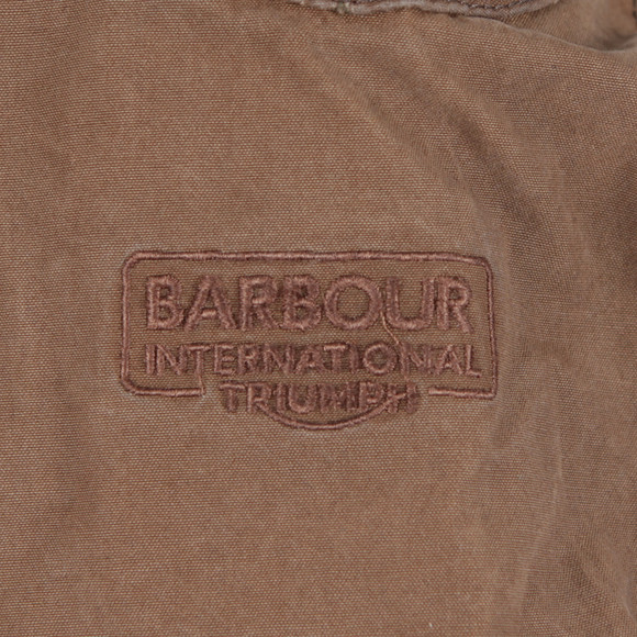 Barbour International Triumph Mens Brown Locking Wax Jacket #3
