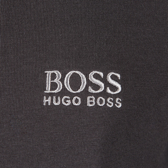 BOSS Bodywear Mens Black Plain Full Zip Hoody #3