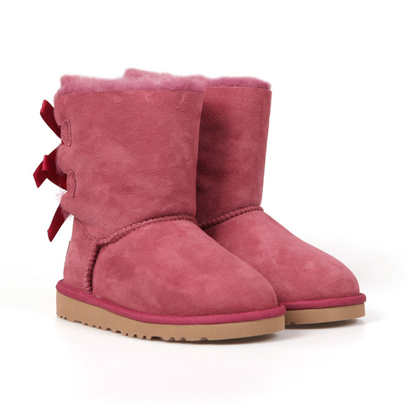 Ugg Girls Purple Bailey Bow Boot #3