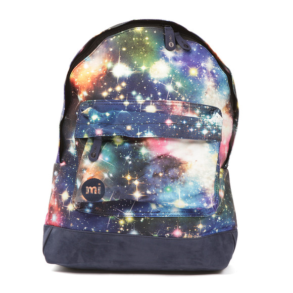 Mi Pac Unisex Blue Printed Backpack main image