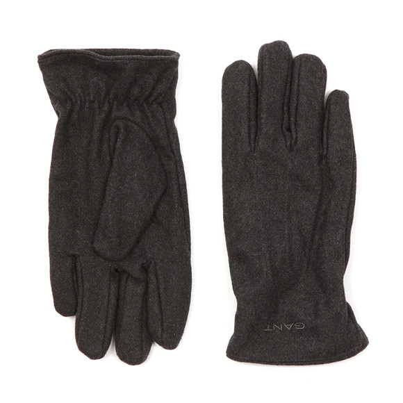 Gant Mens Grey Melton Gloves main image