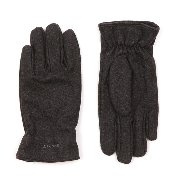 Gant Mens Grey Melton Gloves main image