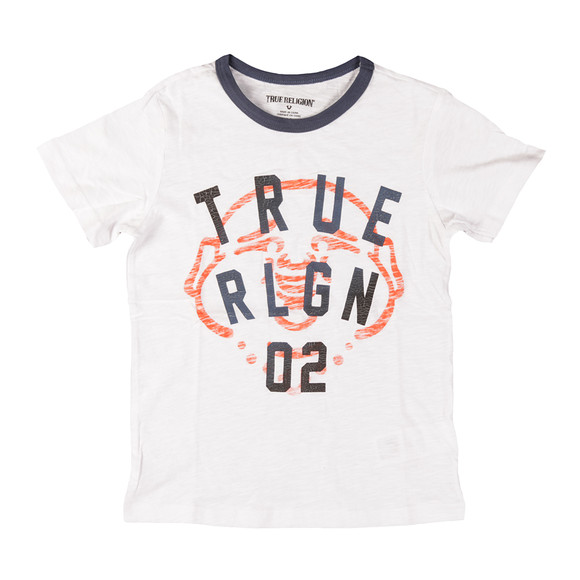 True Religion Boys White True Buddha T Shirt main image