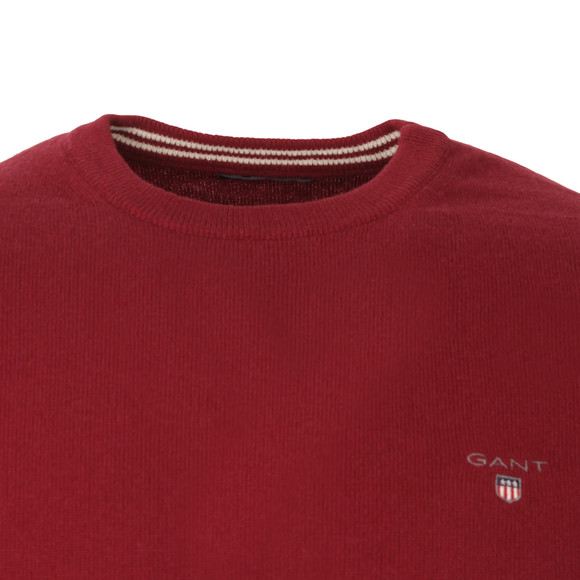 Gant Mens Red Crew Neck Jumper main image