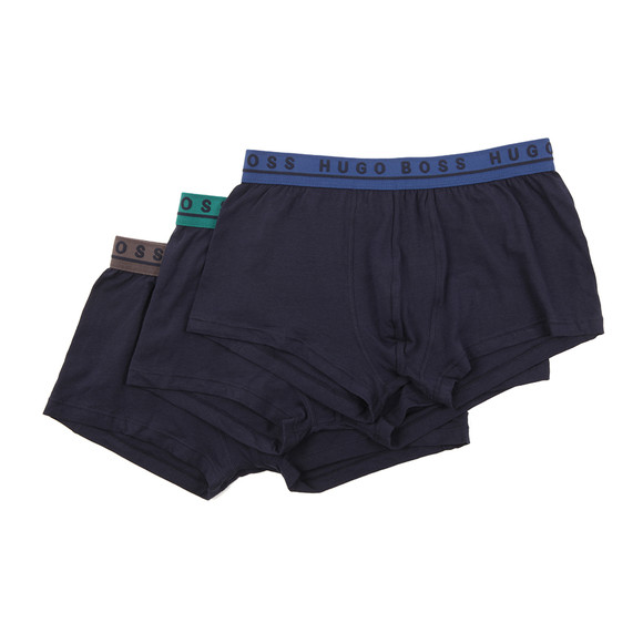 BOSS Bodywear Mens Blue 3 Pack Boxer #1
