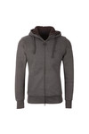 Gant Mens Grey Shearling Full Zip Hoodie