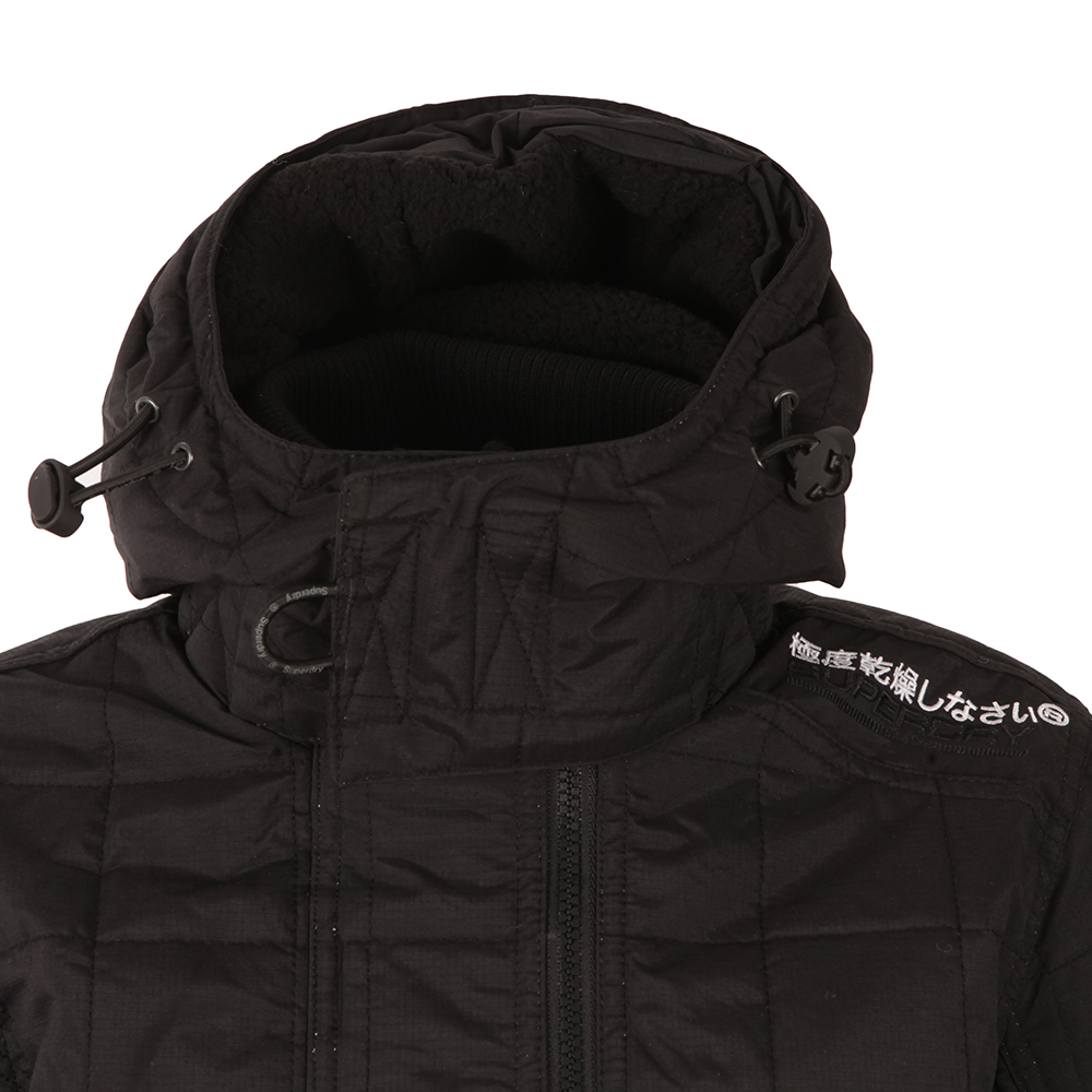 sherpa quilted pullover