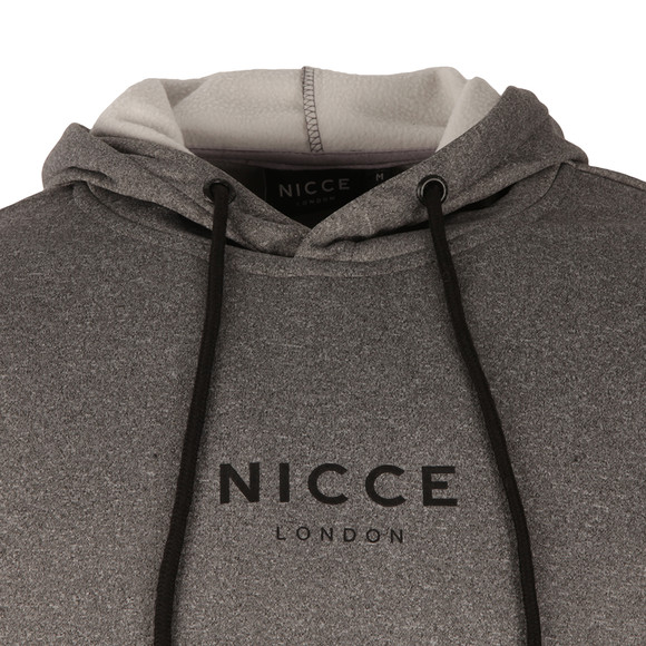 Nicce Mens Grey Polytech Overhead Hoody main image