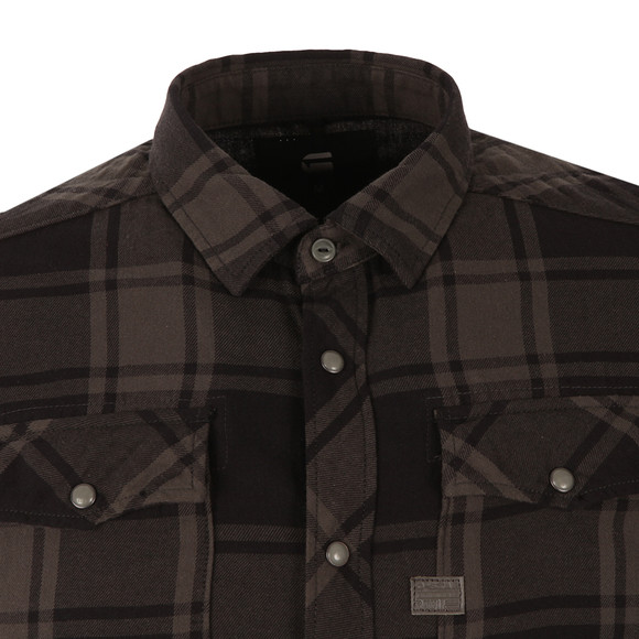 G-Star Mens Black Landoh L/S Check Shirt main image