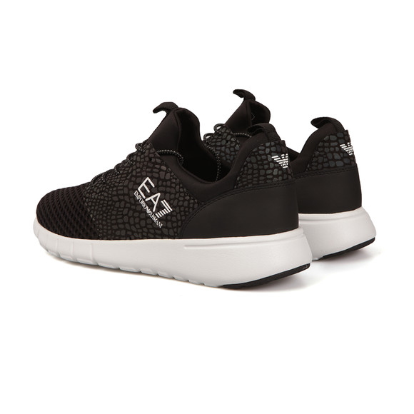 EA7 Emporio Armani Mens Black New Racer Mesh Trainer main image