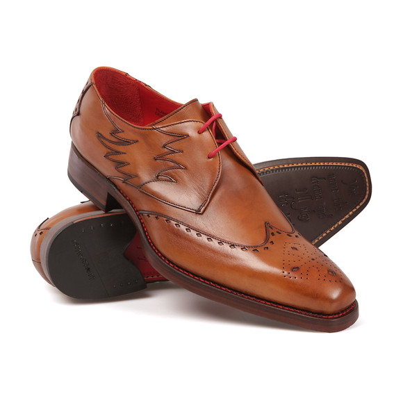 Jeffery West Mens Brown Dexter Flame Shoe main image