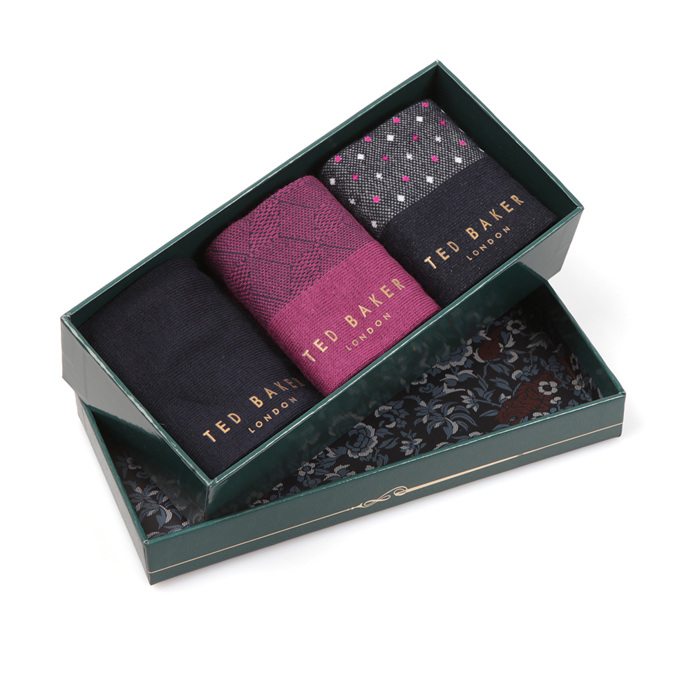 Ted Baker 3 Pack Sock Gift Set Oxygen Clothing