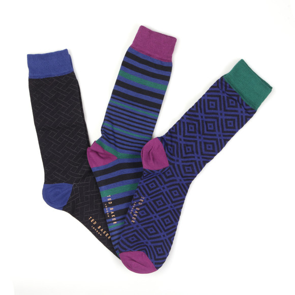 Ted Baker 3 Pack Sock Gift Set Oxygen Clothing