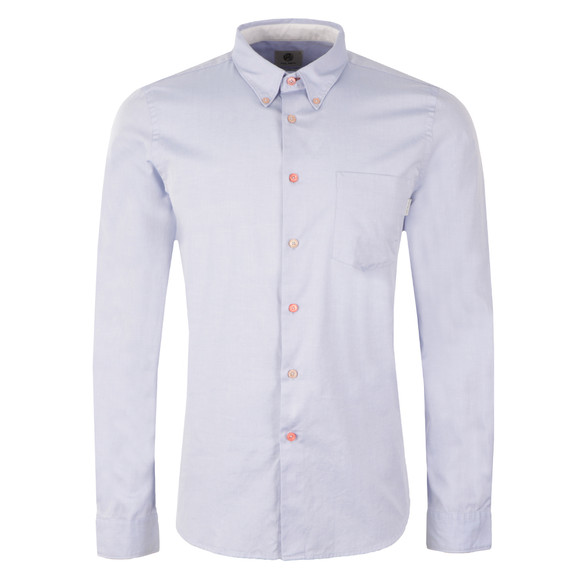 PS Paul Smith Mens Blue Tailored Fit Oxford Shirt main image