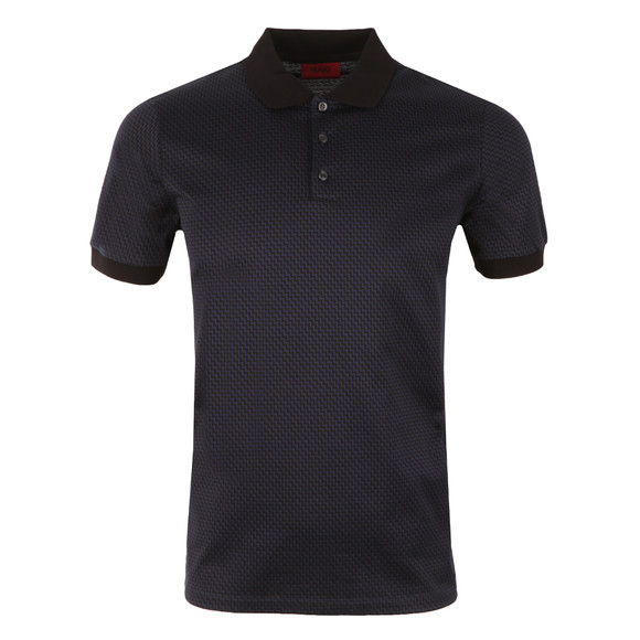 HUGO Mens Blue Devron Polo Shirt main image
