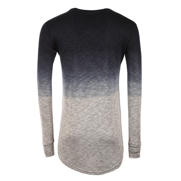 Sik Silk Mens Blue Mouline Dip Dye Undergarment Tee main image